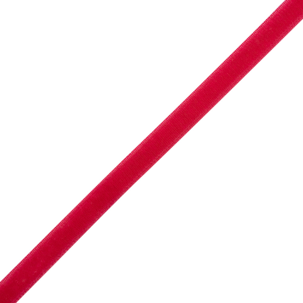 Stretch Velvet Ribbon Trim Made in Italy - 0.25