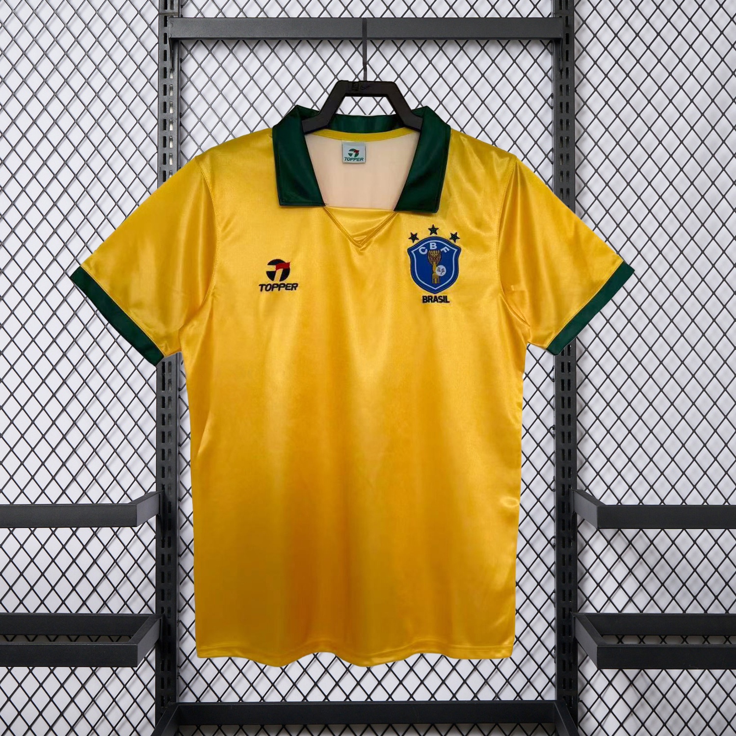 Retro Brazil 1988 Home Jersey - UnitedFutballJersey