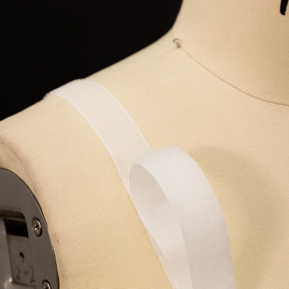 White Sticky Back VELCRO&reg; Brand Fastener - 0.75