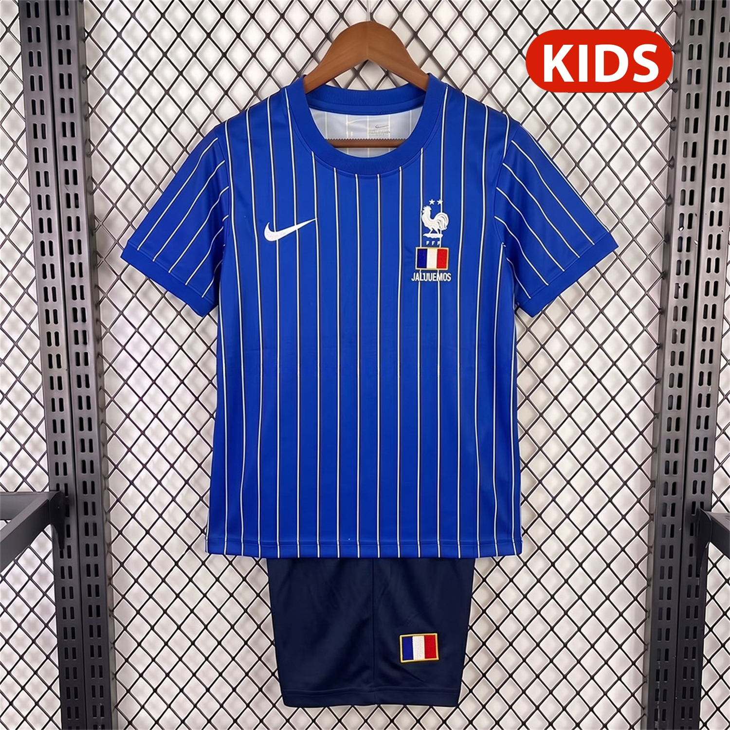 France 2026 x Jacquemus World Cup Pre-Match Kids Kit - UnitedFutballJersey