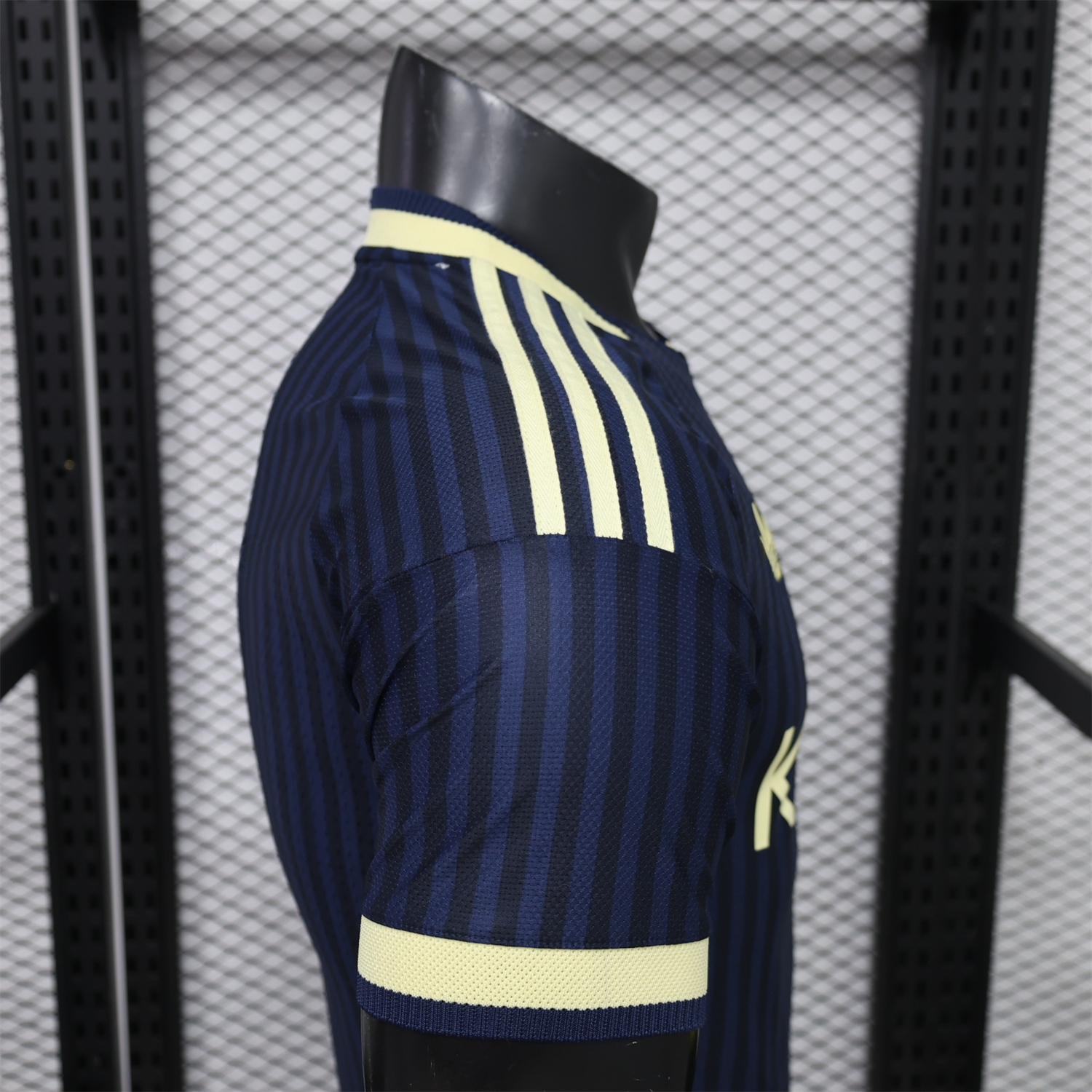 Al Nassr Riyadh Victory 26-27 Away Navy Blue With Sponsors Jersey - Player Version - UnitedFutballJersey