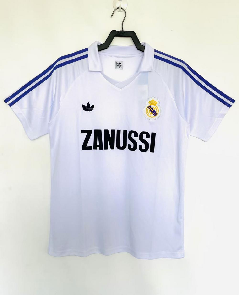 1984/1985 Retro Real Madrid Home Soccer Jersey 1:1 Thai Quality