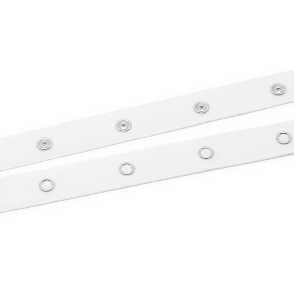 Dritz Snap Tape with Metal Snaps - White - 8yds - Joann Fabrics