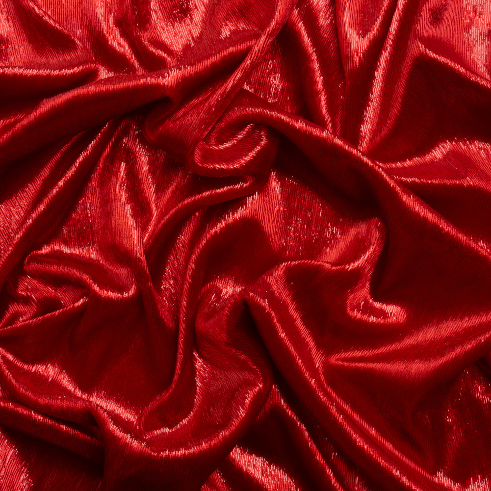 Metallic Velvet - Tango Red - Ava Collection - Joann Fabrics