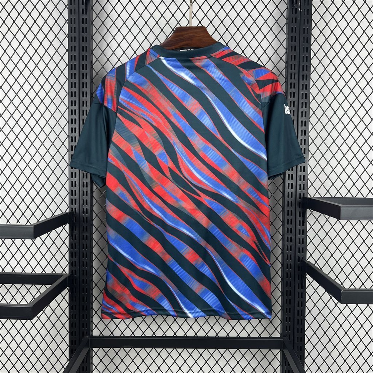 Arsenal 26-27 Red And Blue Twill Pre-Match Training Jersey - Fans Version - UnitedFutballJersey