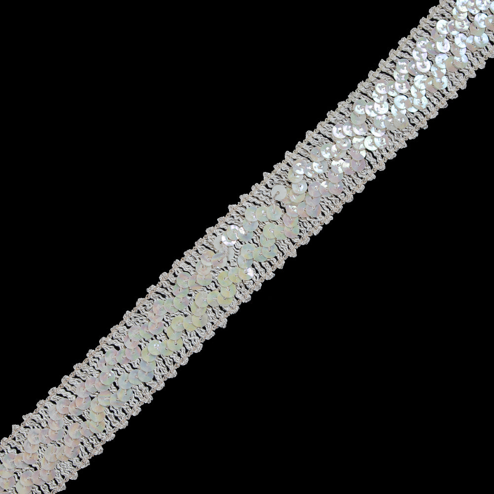 Pastel Iridescent Stretch Sequin Trim - 1.25