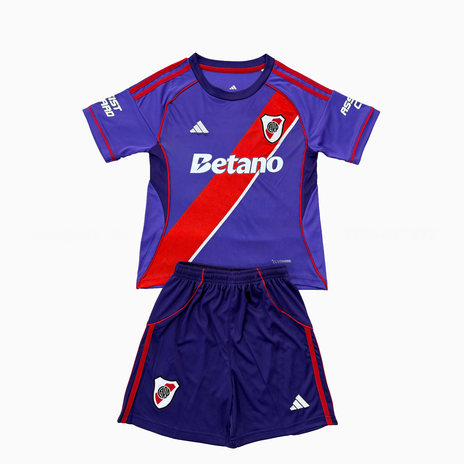 River Plate 26-27 Purple Third Kids Kit - UnitedFutballJersey