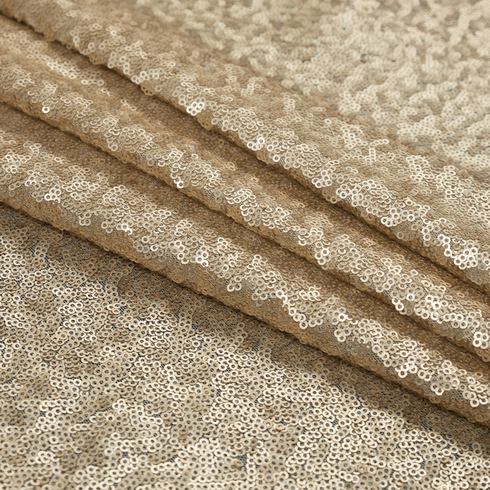 Mesh with Baby Sequins - Mocha - Mariah Collection - Joann Fabrics