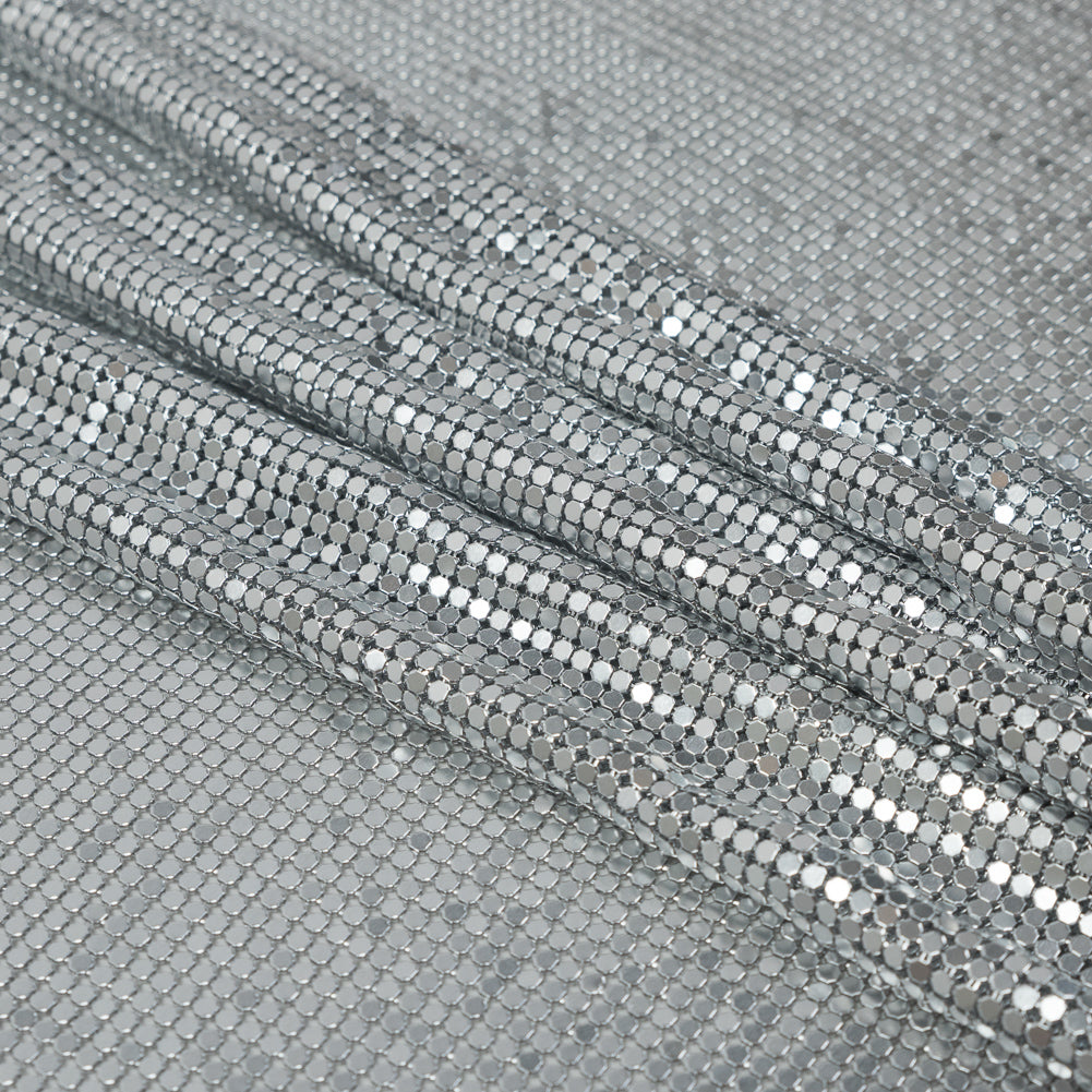 Mood Exclusive Joan Silver Tubular Chainmail Fabric - Joann Fabrics