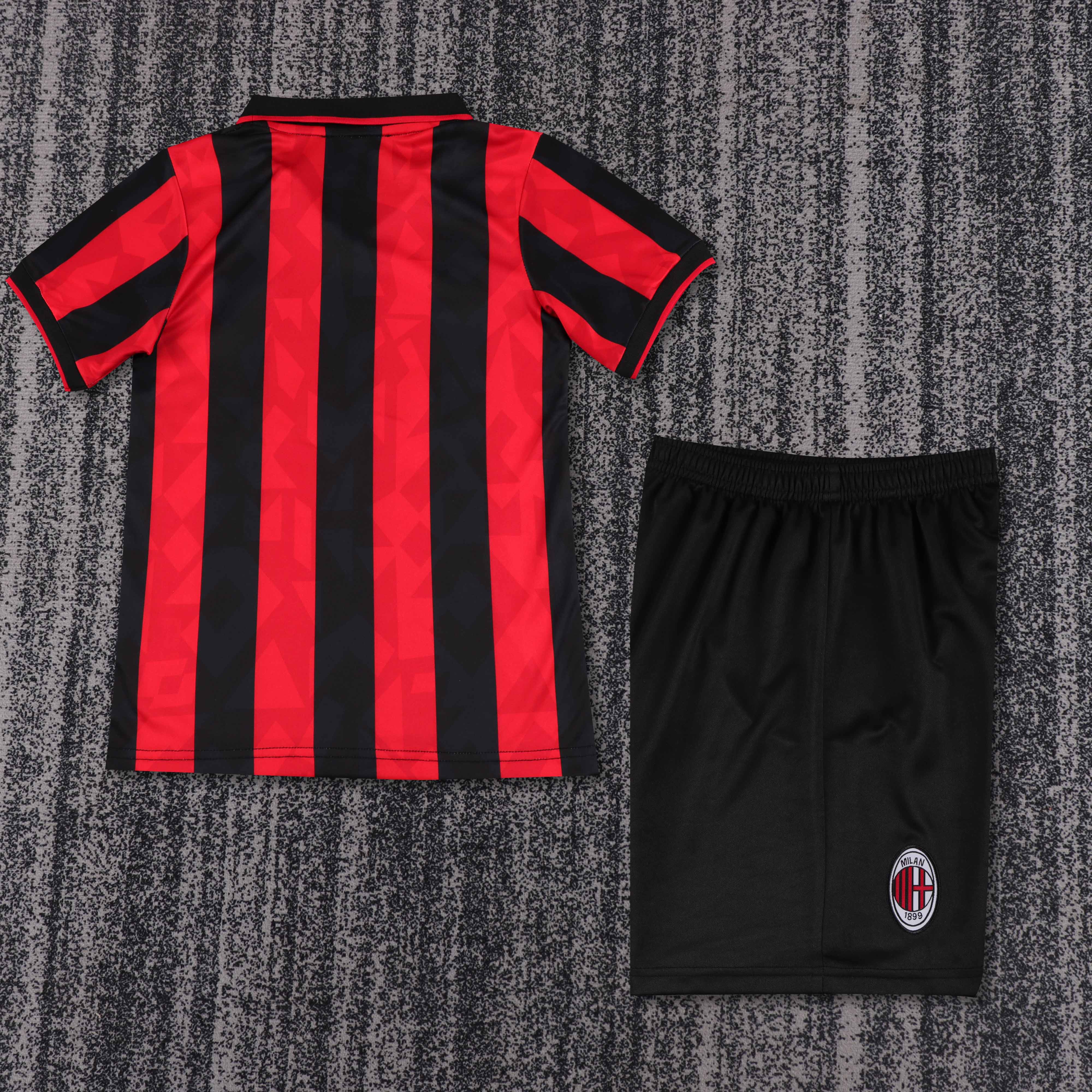 1993-1994 Retro AC Milan Home Football Shirt 1:1 Thai Quality Kids Size