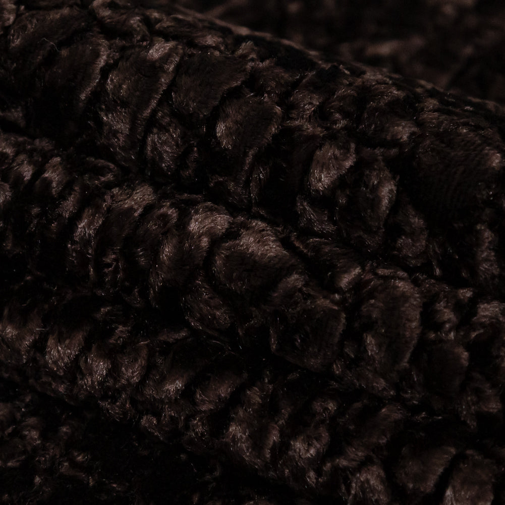 Faux Persian Lamb Fur - Brown - Annette Collection - Joann Fabrics