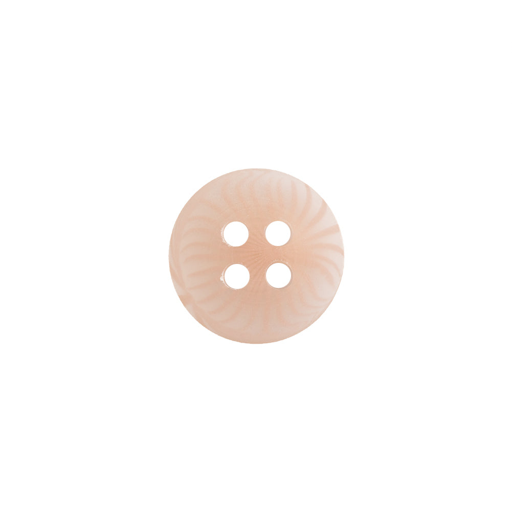 Transparent and Peach Swirls 4-Hole Low Convex Top Button - 20L/12.5mm - Joann Fabrics