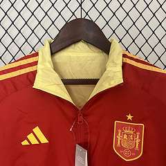 2024 Spain Reversible Windbreaker (red-yellow)Soccer Jersey 1:1 Thai Quality