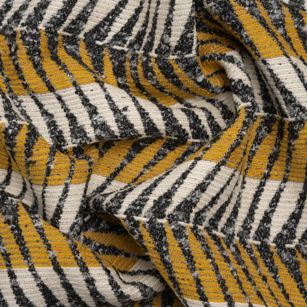 Sunshine Geometric Chevrons and Stripes Upholstery Boucle Jacquard - Joann Fabrics