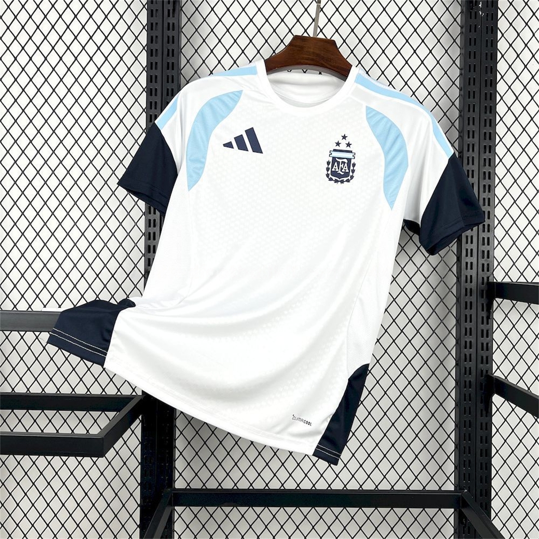 Argentina 2026 White Pre-Match Training Jersey - Fans Version - UnitedFutballJersey
