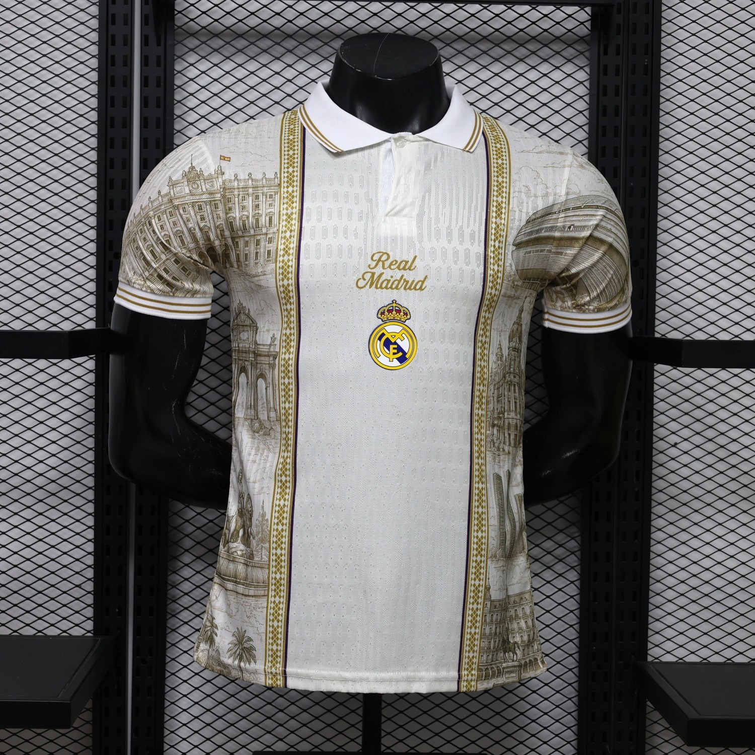 Real Madrid 26-27 White Gold Special Jersey - Player Version - UnitedFutballJersey