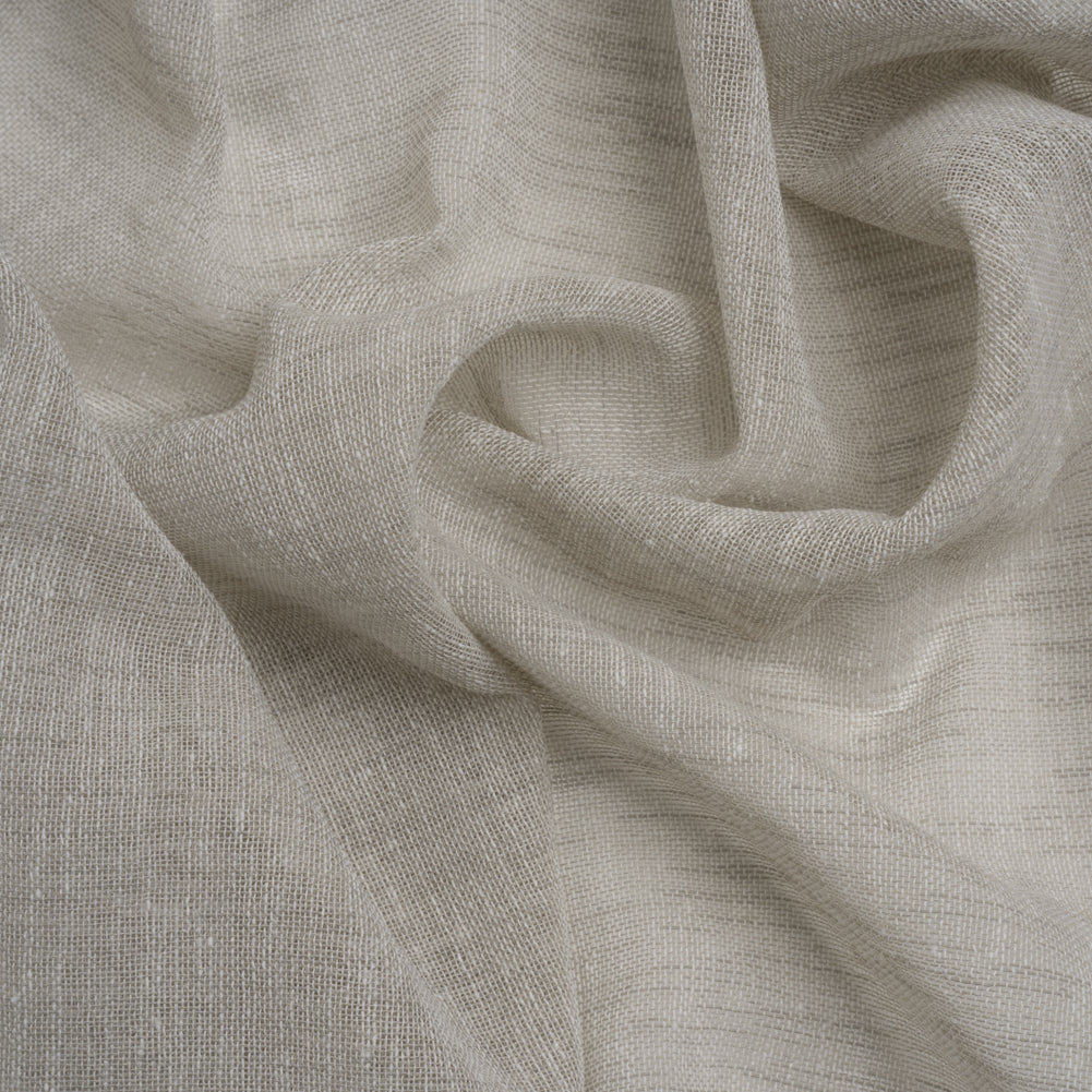 Linen Look Recycled Polyester Drapery Sheers Woven 118