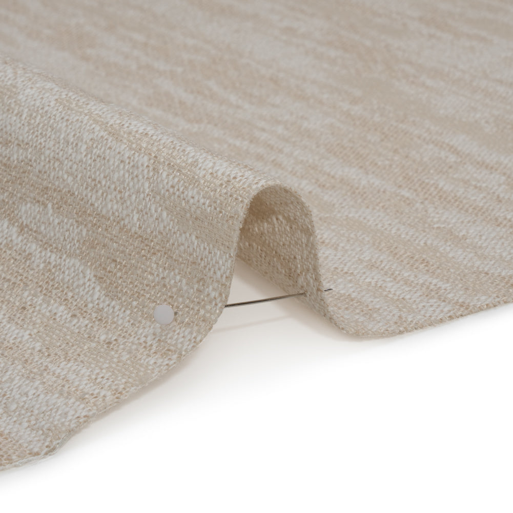 Drapery Jacquard - Pale Natural Abstract Streaks - British Imported - Joann Fabrics
