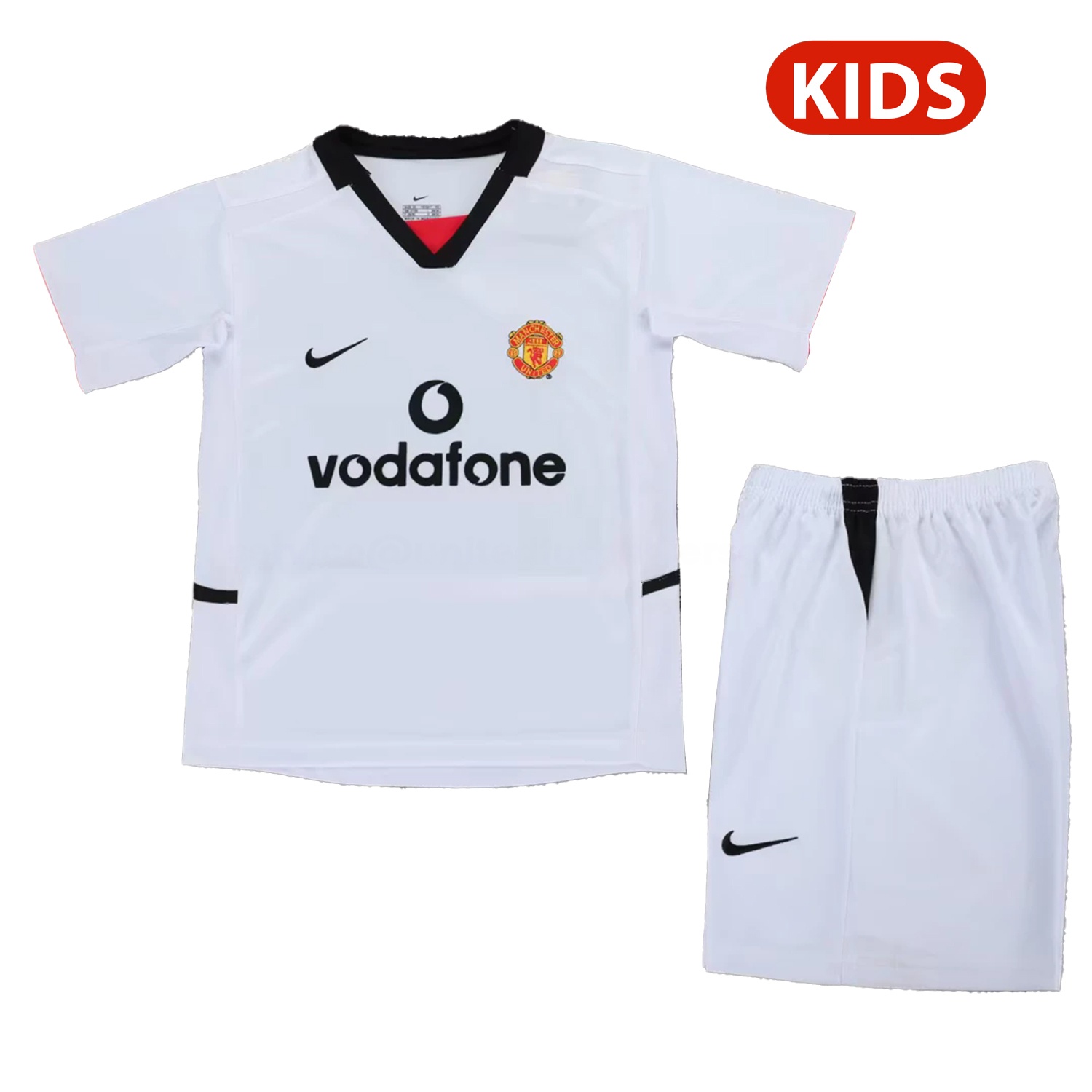 Retro Manchester United 2002-03 Away Kids Kit - UnitedFutballJersey