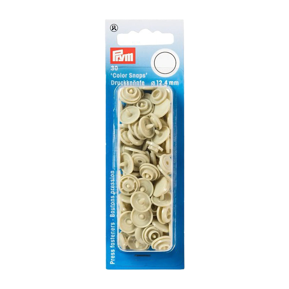 Prym Color Snaps - Beige 12.4mm - 30pc - Joann Fabrics