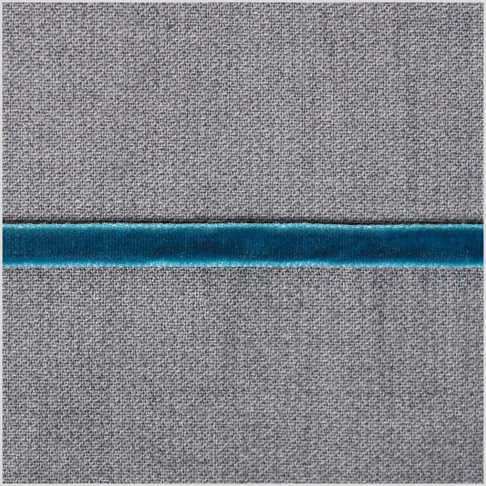 Turquoise Double Face Velvet Ribbon - 1/8