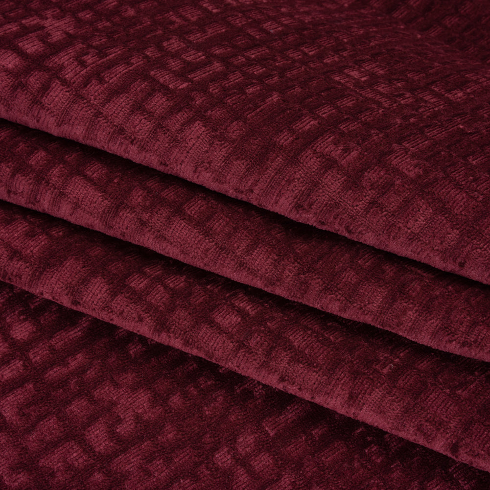 Polyester Upholstery Chenille - Mulberry Grid Texture - Carolina Collection - Joann Fabrics