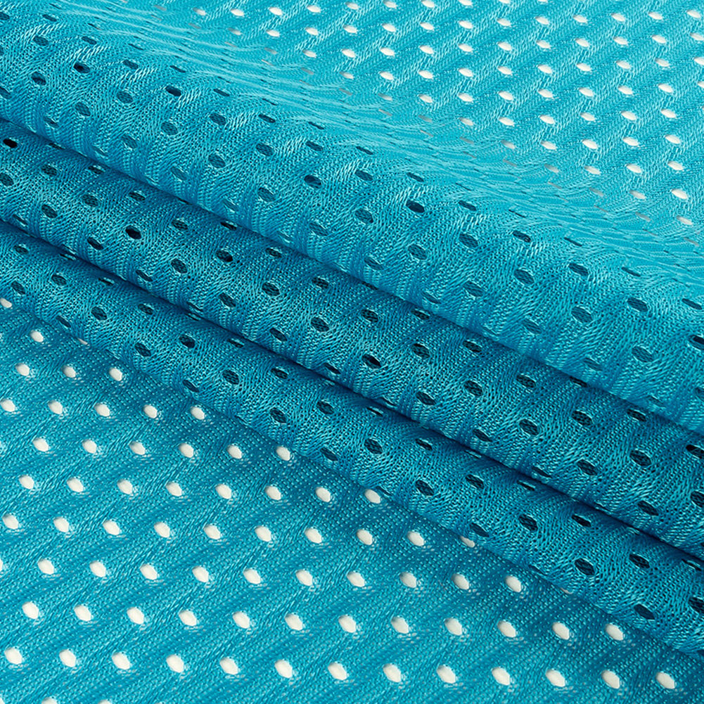Polyester Athletic Mesh - Turquoise - Heracles Collection - Joann Fabrics
