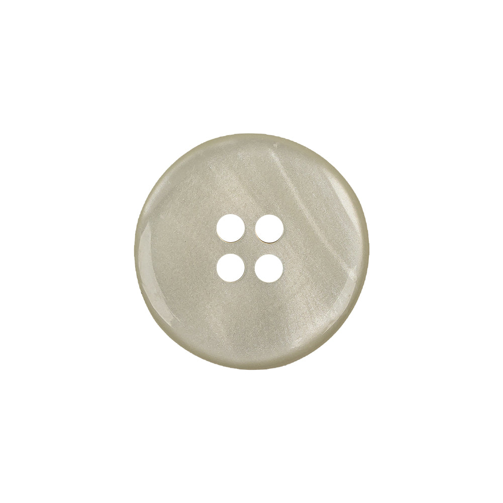 Ivory Iridescent Four Hole Smooth Top Plastic Button - 32L/20mm - Joann Fabrics