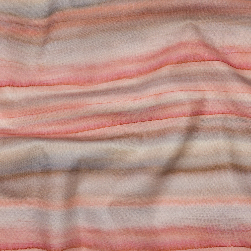 Cotton Canvas Print - Shell Painterly Stripes - British Imported - Joann Fabrics