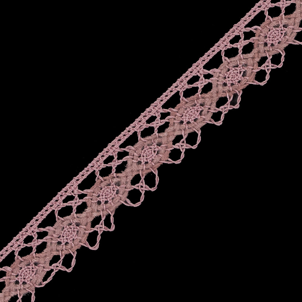 Dusty Rose European Crochet Trim - 0.75