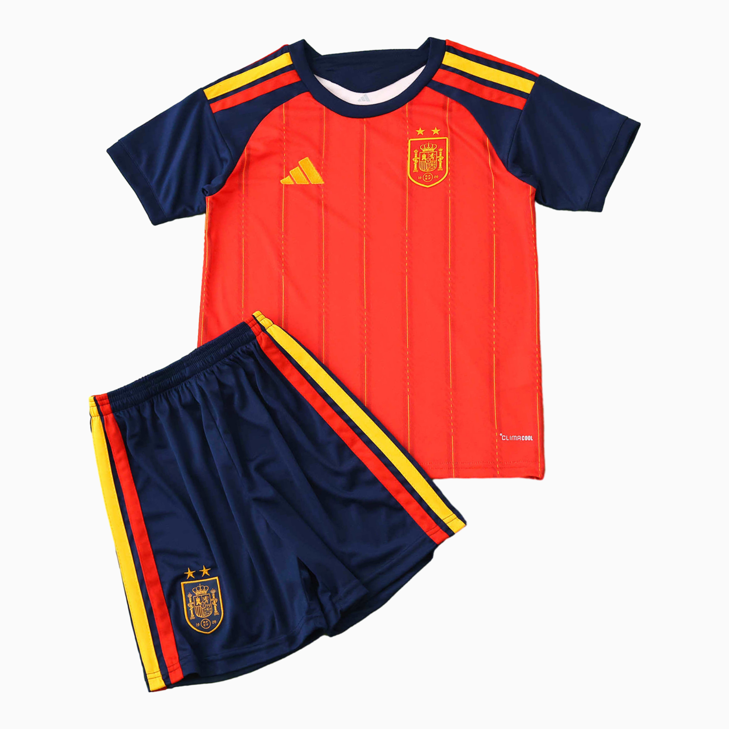 【Two-Crown Star】Spain 2026 Home Kids Kit - UnitedFutballJersey