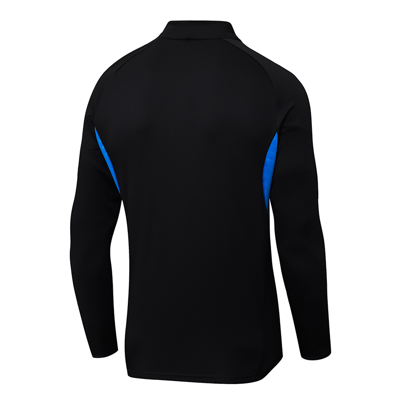 2025/2026 Manchester United Half-Pull Training Suit Black Football Shirt 1:1 Thai Quality Set