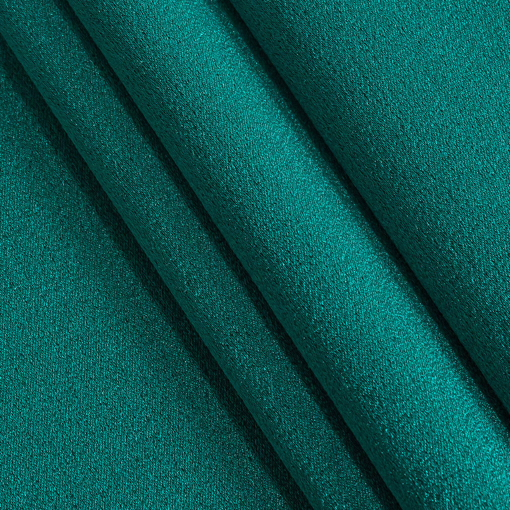 Lux Polyester Crepe Back Satin - Emerald - Isla Collection - Joann Fabrics