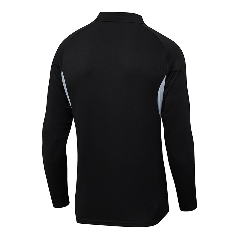 2025-2026 Real Madrid Black Half-Pull Training Suit Football Shirt 1:1 Thai Quality Set
