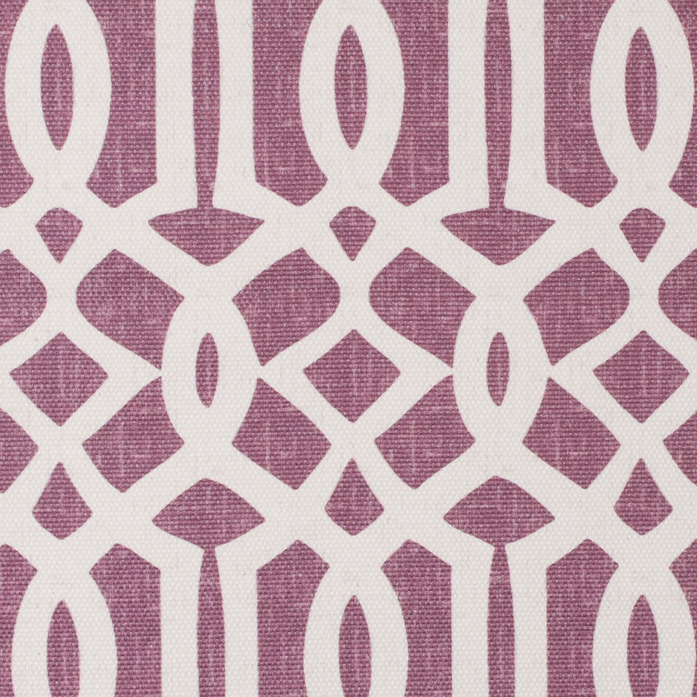 Antique Rose/Yellow Lattice Outdoor Polyester Canvas - Joann Fabrics