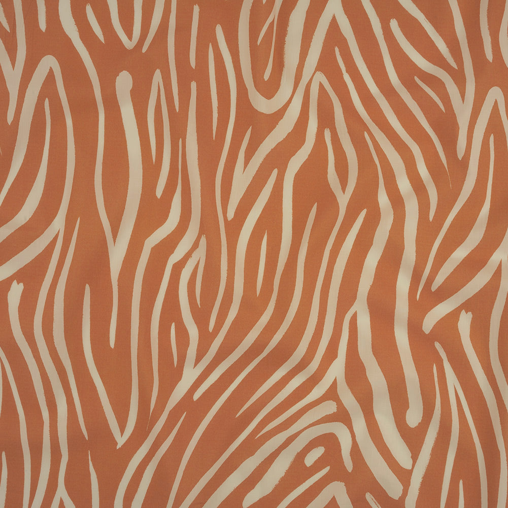 Mood Exclusive Orange Searching Savannah Cotton Poplin - Joann Fabrics