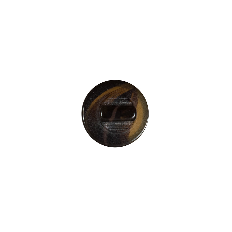 Italian Brown Glossy Shank Back Button - 18L/11.5mm - Joann Fabrics