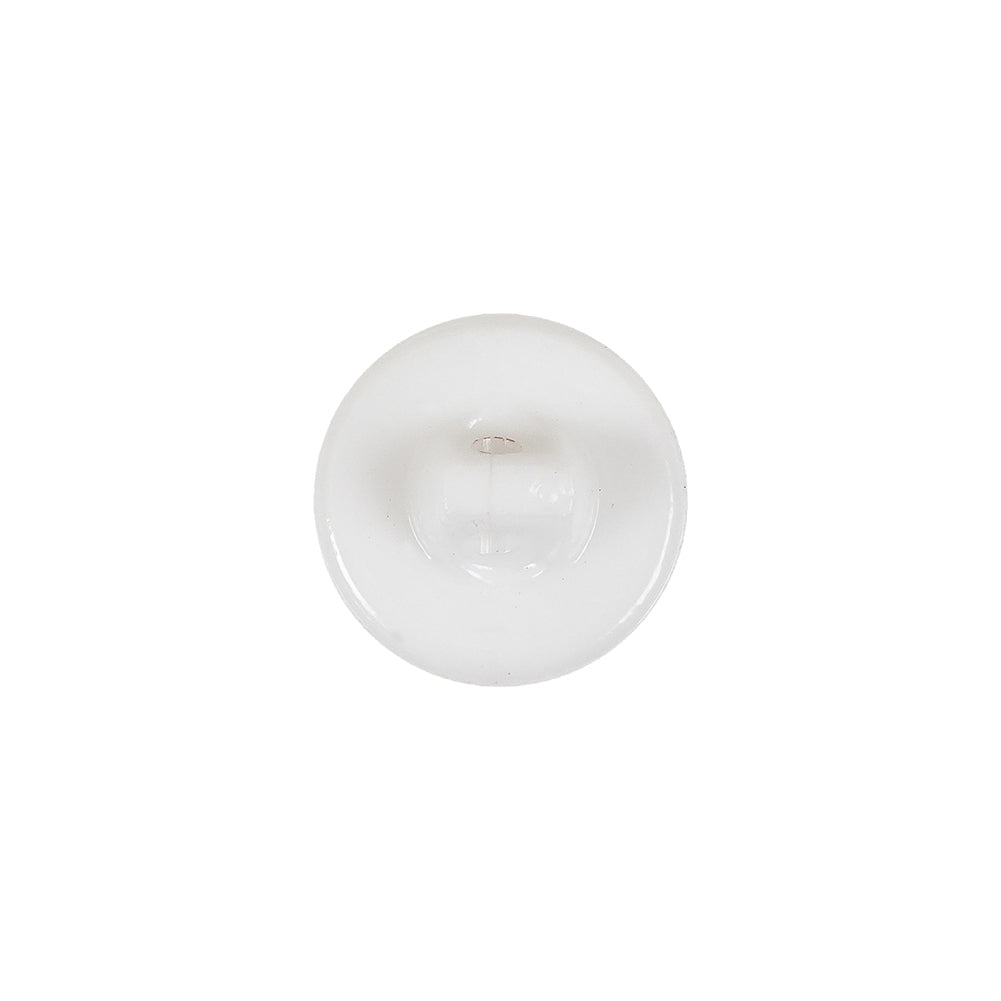 Vintage White and Red Apple Painted Shank Back Glass Button - 22L/14mm - Joann Fabrics