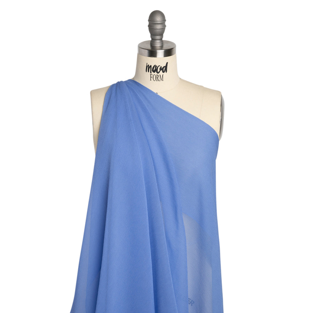 Crinkled Silk Chiffon - Regatta Blue - Premium Collection - Joann Fabrics