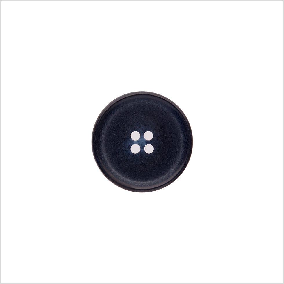 Italian Matte Navy Rimmed 4-Hole Button - 32L/20mm - Joann Fabrics