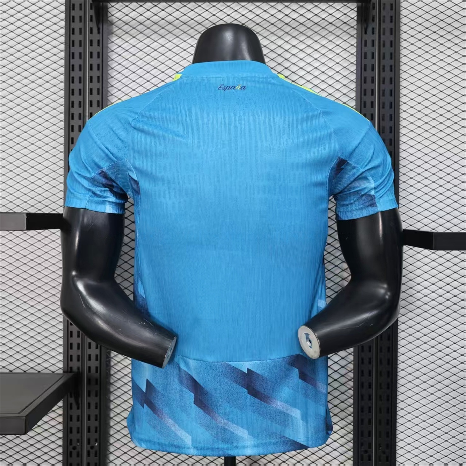 Spain 2026 Blue Goalkeeper Jersey - Player Version - UnitedFutballJersey