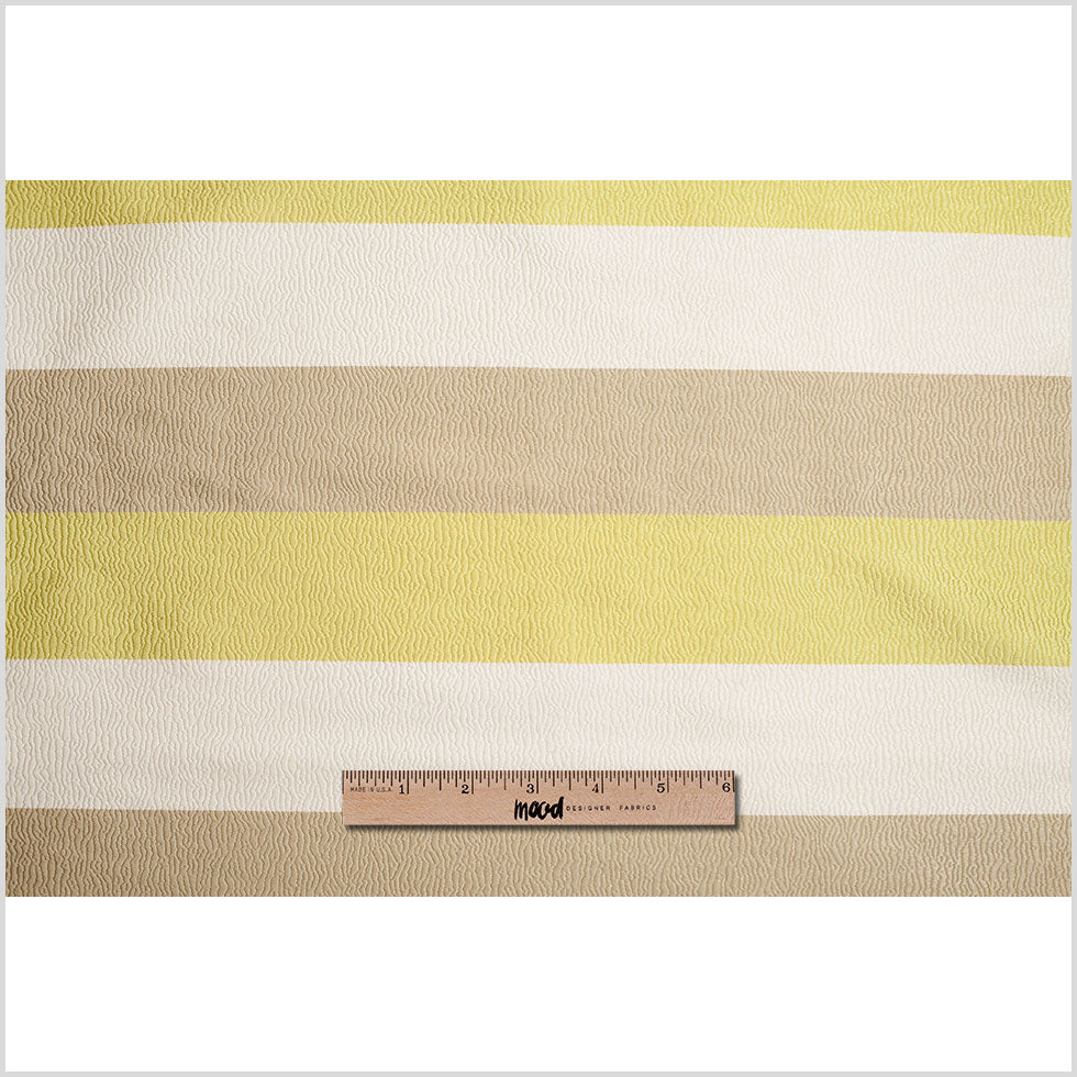 Lime Striped Polyester Brocade - Joann Fabrics