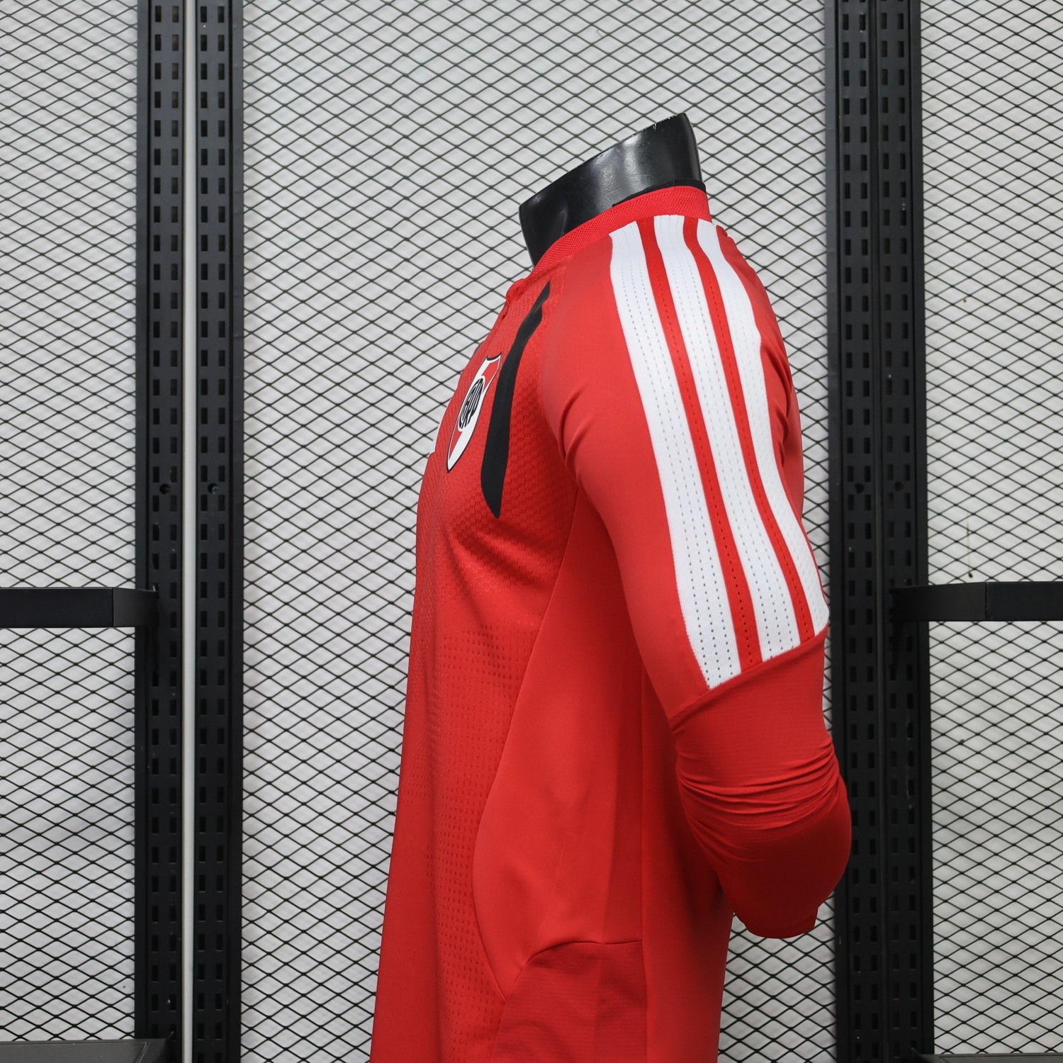 River Plate 26-27 Red Black Long Sleeves Training Jersey - Player Version - UnitedFutballJersey