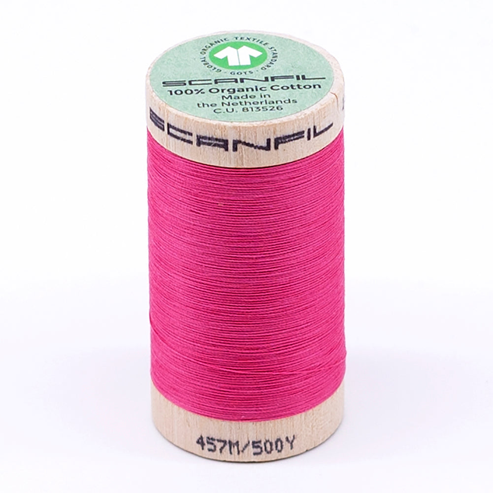 SCANFIL® 50wt Organic Pima Cotton Thread 500 yds - 4810 Pink Lemonade - Joann Fabrics