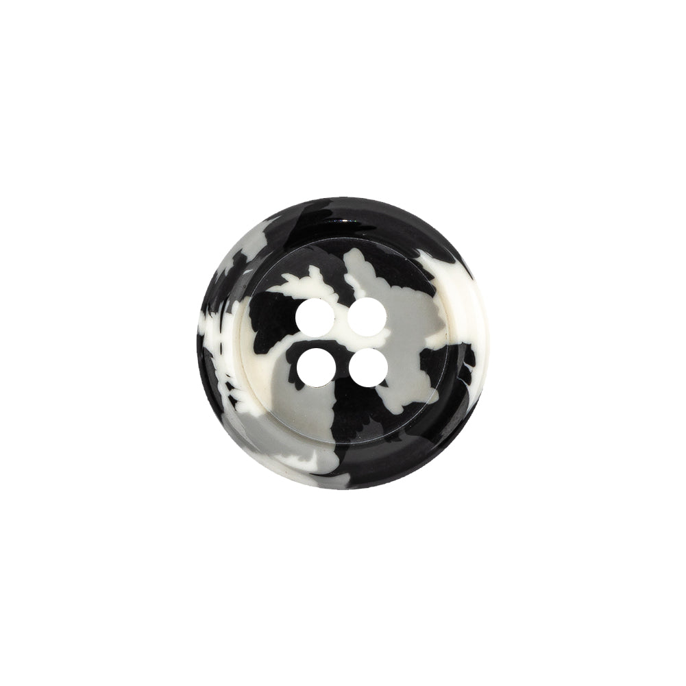 Black, Gray and White Camouflage 4-Hole Tire Rim Button - 28L/18mm - Joann Fabrics
