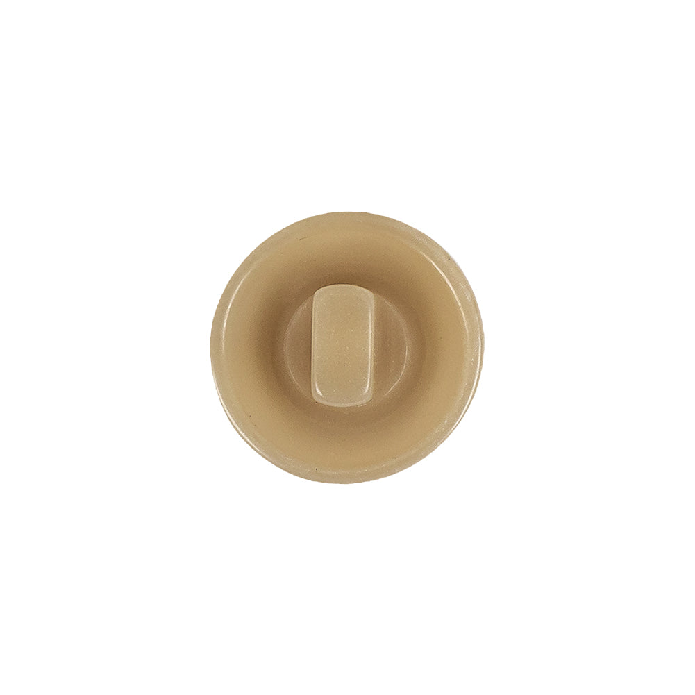 Lark and Brown Rice Swirl Half Dome Plastic Shank Back Button - 24L/15mm - Joann Fabrics