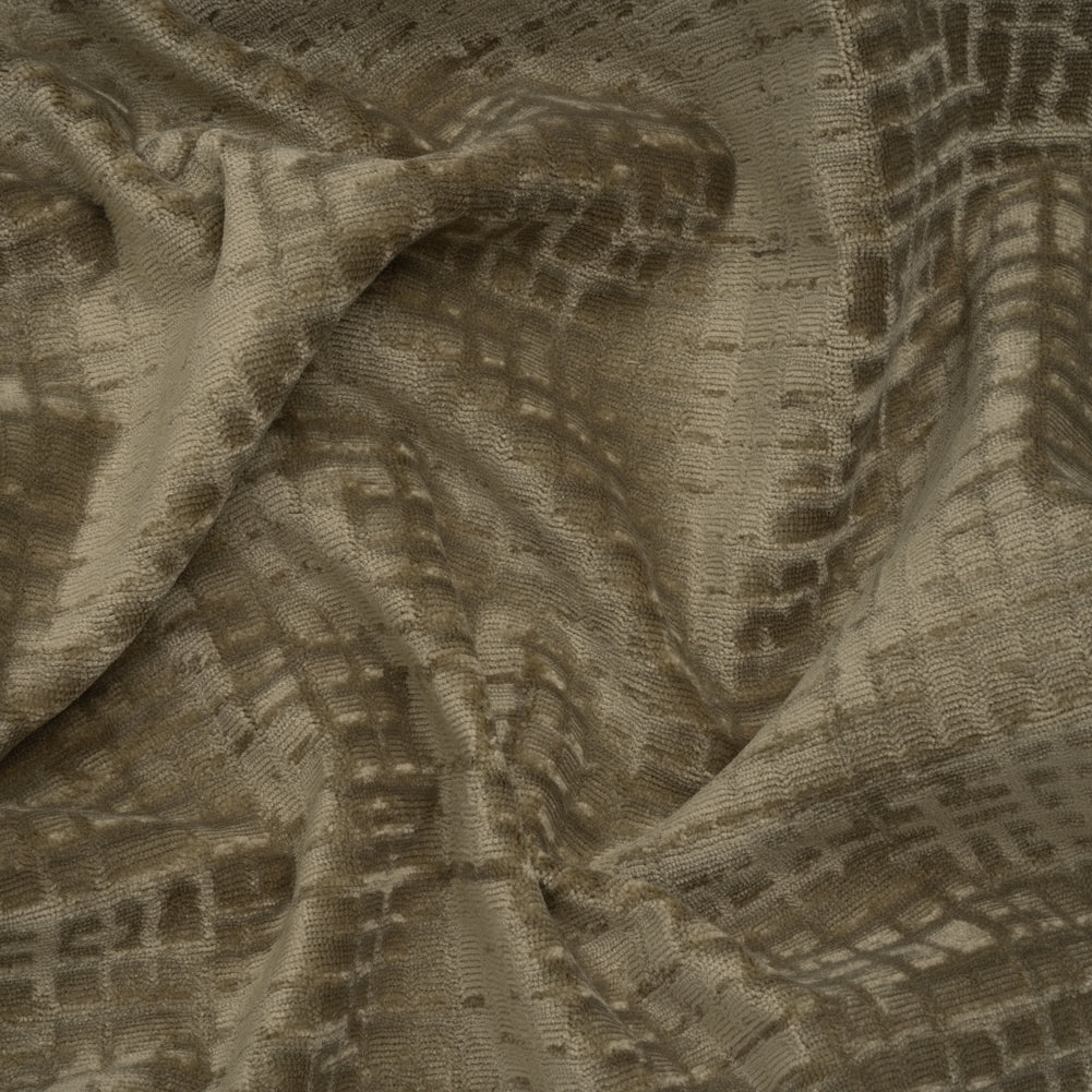 Polyester Upholstery Chenille - Pewter Grid Texture - Carolina Collection - Joann Fabrics