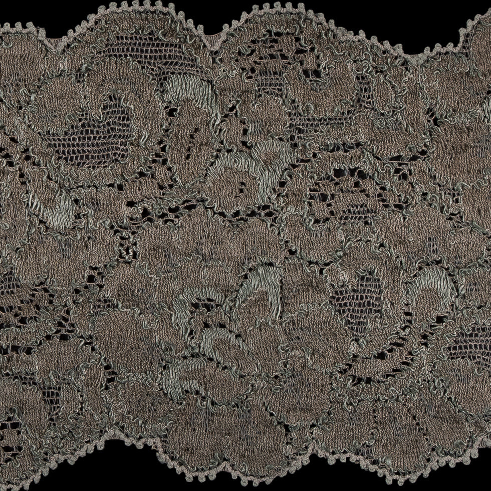 Sage Stretch Lace Trim - 3.5