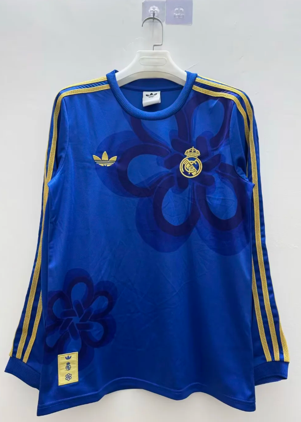 2026/2027 Long Sleeve Real Madrid Training Suit Football Jersey 1:1 Thai Quality