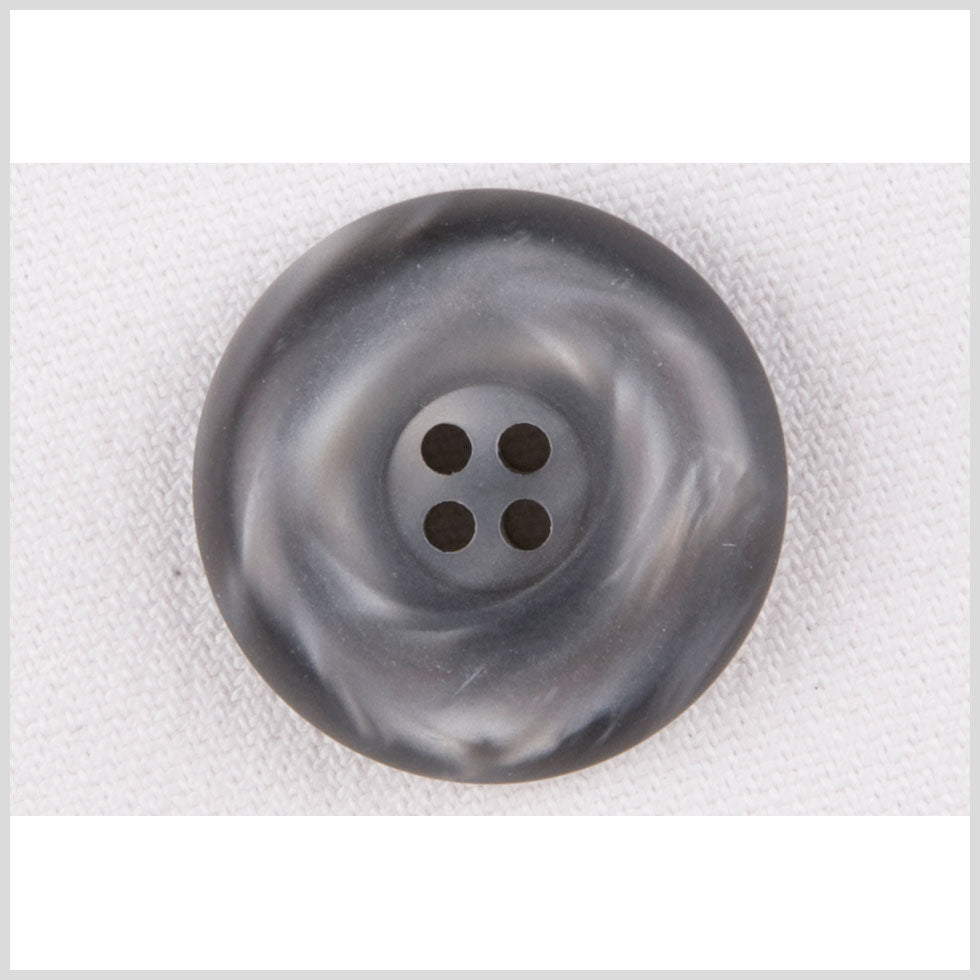 Plastic 4-Hole Button - 36L/23mm - Gray Shimmer Swirl Tire Rim - Joann Fabrics